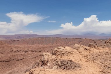 Arid landscape near Catarpe valley, the dryest part of Atacama, the most arid desert of the world