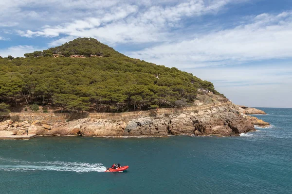 stock image Begur, Spain - Apr 16, 2023: View of the Mediterranean sea near Cala Aiguafreda in Begur, Costa Brava