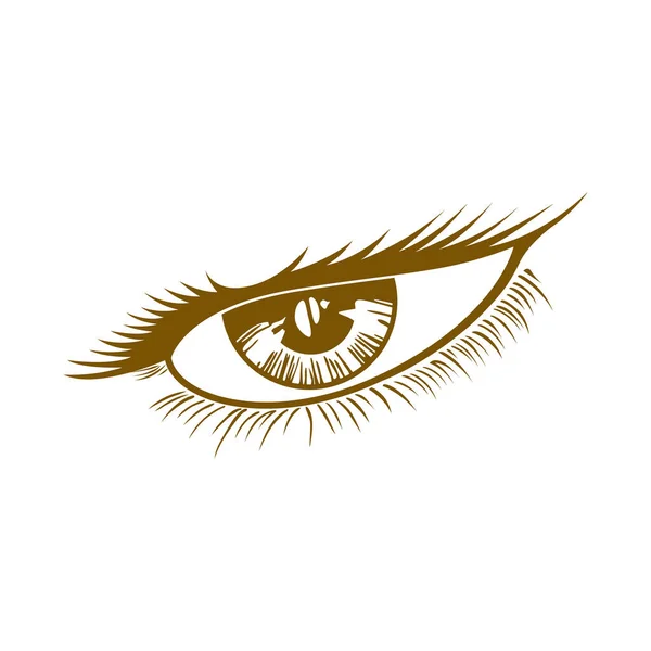Вектор Человеческие Глаза — стоковый вектор