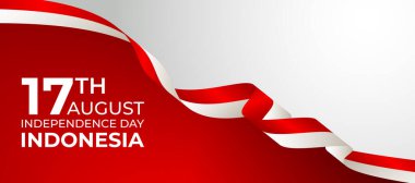 Endonezya 79. bağımsızlık günü Soyut Arkaplan Tasarım Şablonu