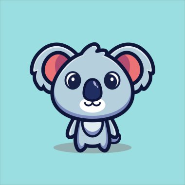 art illustration design concept mascot symbol icon animal of koala