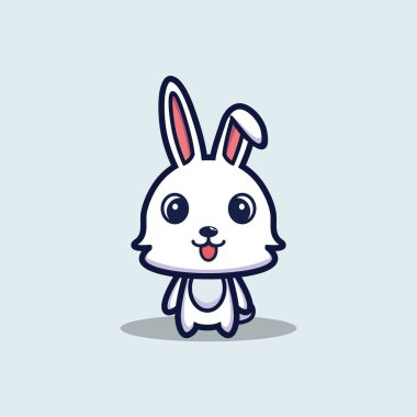 art illustration design concept mascot symbol icon animal of rabbit