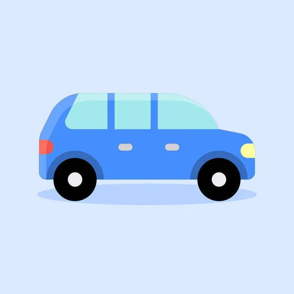 Aile Arabasının Resim Simgesi Simge Taşıma Logo Tasarımı Aracı — Stok Vektör