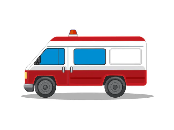 Ambulans Aracının Resim Simgesi Simge Taşıma Logo Tasarımı Aracı — Stok Vektör