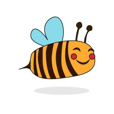 art illustration symbol macot animal icon design nature concept insect of bee