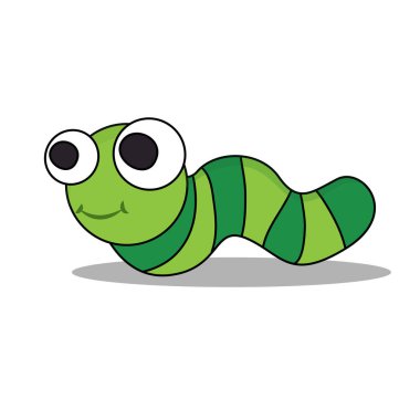 art illustration symbol macot animal icon design nature concept insect of caterpillars