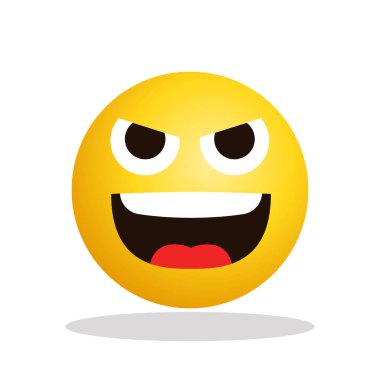 Art illustration Design Emoji face expression symbol emoticon of laugh