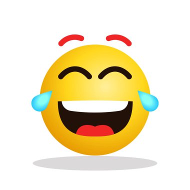 Art illustration Design Emoji face expression symbol emoticon of laugh