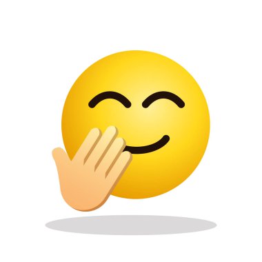 Art illustration Design Emoji face expression symbol emoticon of smile good mood