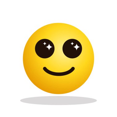 Art illustration Design Emoji face expression symbol emoticon of smile good mood