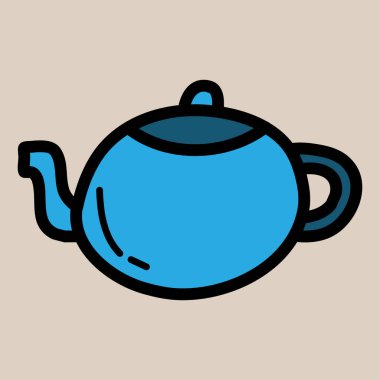 Art illustration symbol flat icon colorful design concept logo of coffee cup