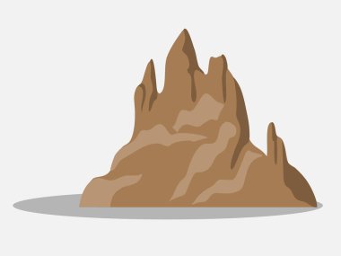 Art illustration background mount landscape hill design concept seamless cliff nature of mountain canyon