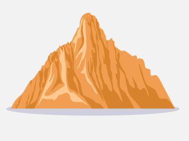 Art illustration background mount landscape hill design concept seamless cliff nature of mountain canyon