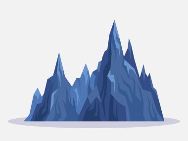 Art illustration background mount landscape hill design concept seamless cliff nature of mountain canyon