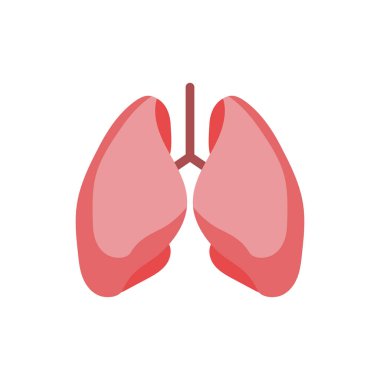 Art Illustration Design Concept Anatomy Body Human Symbol Icon Logo Realistic Of lungs