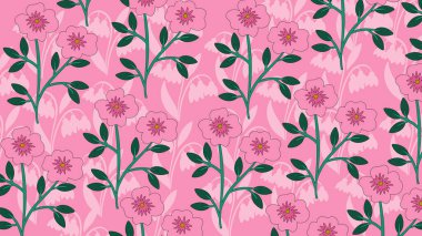 Art Illustration Background wallpaper Pattern Seamless symbol icon botanical logo plants flower and leaf