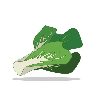 Art illustration Symbol logo botany design concept icon vegetables of green leaf