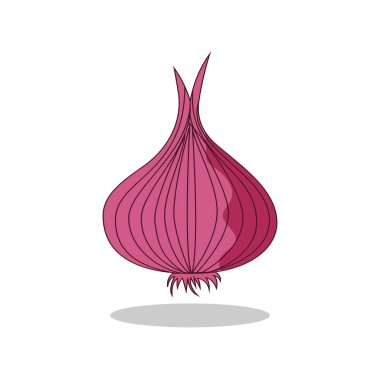 Art illustration Symbol logo botany design concept icon vegetables of onion