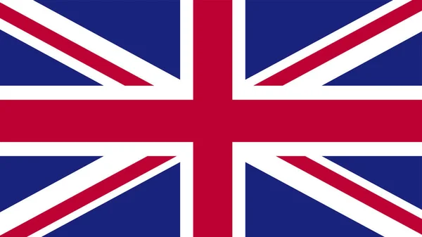 Флаг Страны Художественного Оформления Символом Страны Знака Соединенного Королевства — стоковый вектор