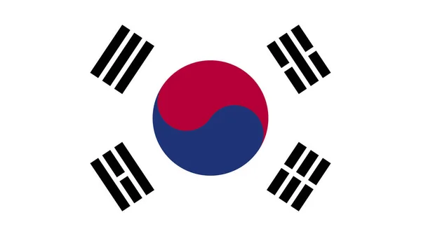 Illustration Begrepp Självständighet Nation Symbol Ikon Realistisk Viftande Flagga Färgglada — Stock vektor