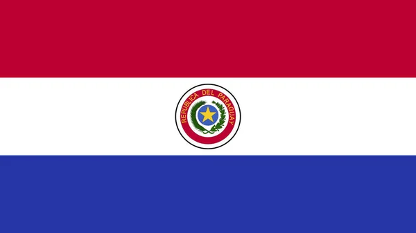 Арт Ілюстрація Прапор Нації Дизайну Розірваним Ефектом Символ Країни Парагвай — стоковий вектор