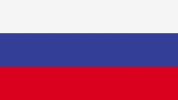 Флаг России Надписью Искусство Иллюстрации — стоковый вектор