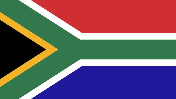 图解设计概念扁平国旗符号国家的南非 — 图库矢量图片