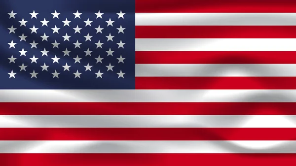 Illustration Concept Independence Nation Symbol Icon Realistic Waving Flag Colorful — Stock Photo, Image
