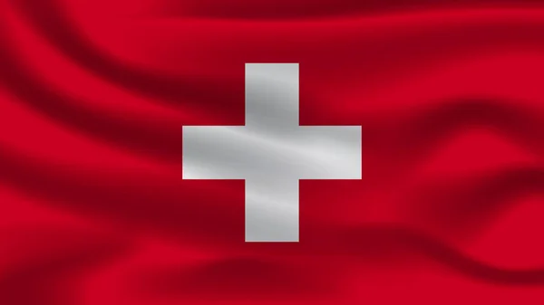 독립국의 현실적 흔들기 스위스 — 스톡 사진
