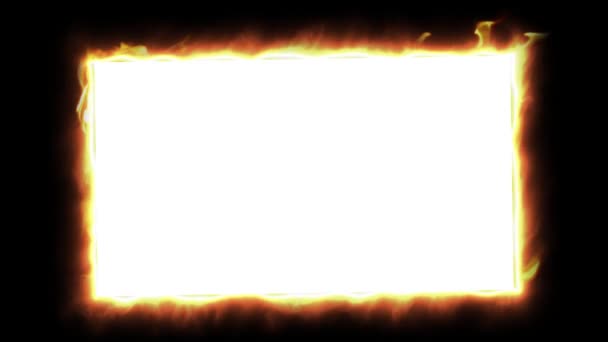 艺术图解画面背景图形动画4K质量画面设计概念燃烧消防框架 — 图库视频影像