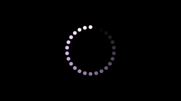 Arte Ilustración Carga Flecha Animación Diseño Gráfico Bucle Orbita Carga — Vídeos de Stock