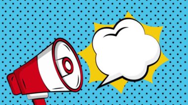 Animasyon Videosu 4K Motion Grafik Sanat Arkaplan Resimleri Animasyon Pop Art Arkaplan Çizgi Filminin Çizgi Filmi