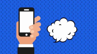 Animasyon Videosu 4K Motion Grafik Sanat Arkaplan Resimleri Animasyon Pop Art Arkaplan Çizgi Filminin Çizgi Filmi