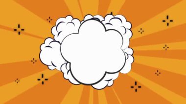 Animasyon Videosu 4K Motion Grafik Sanat Arkaplan Resimleri Animasyon Pop Art Arkaplan Çizgi Filminin Çizgi Filmi