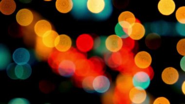 Video Animasyonu 4K Arkaplan Hareketi Grafik Sanat Çizimi Parçacık Bokeh Işık Canlandırması