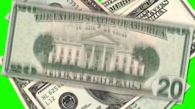 4K Animasyon Video Arkaplan Hareketi Grafik Resim Sanatı Dolarlık Para Canlandırması 