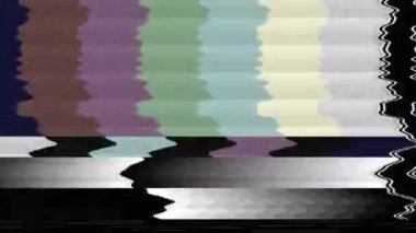 Video Animasyonu 4K Arkaplan Hareketi Grafik Sanat Çizimi Hata Ekran Gürültüsü Canlandırması