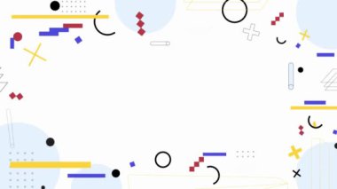 Video Animasyonu 4K Arkaplan Hareketi Dekoratif Uzay Metninin Resim Canlandırması