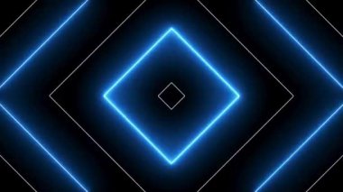 Animasyon Videosu 4K Hareketli Grafiksel Sanat Arkaplan Resimleri Neon Işığı Canlandırması