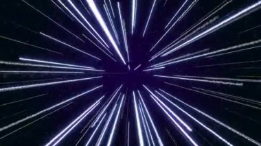 Video Animasyonu 4K Arkaplan Hareketi Evren Uzay Işığı Çizimi Canlandırması