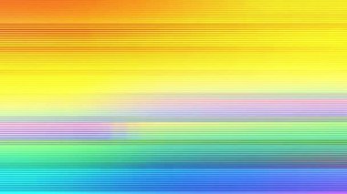 Animasyon Videosu 4K Motion Grafik Sanat Arkaplan Resimleri Gökkuşağı Renkli Elementi Canlandırması
