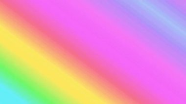 Animasyon Videosu 4K Motion Grafik Sanat Arkaplan Resimleri Gökkuşağı Renkli Elementi Canlandırması