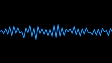 Video Animasyonu 4K Arkaplan Hareketi Grafik Sanat Çizimi Soundwave Ses Canlandırması