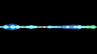 Video Animasyonu 4K Arkaplan Hareketi Müzik Elementi Işık Efektinin Resim Canlandırması