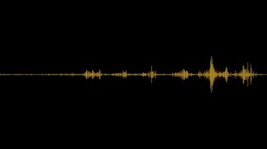 Video Animasyonu 4K Arkaplan Hareketi Grafik Sanat Çizimi Soundwave Ses Canlandırması