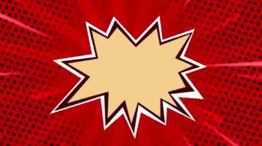 Animasyon Videosu 4K Motion Grafik Sanat Arkaplan Resimleri Animasyon Pop Art Arkaplan Çizgi Filminin Çizgi Filmi