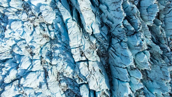 Παγετώνας Στην Ισλανδία Καθαρό Μπλε Πάγος Κατά Χειμερινή Περίοδο Κατεψυγμένα — Φωτογραφία Αρχείου