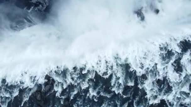 Şelale Uçuşu Zlanda Nın Ünlü Şelalesinin Etrafındaki Epik Uçuşlar Yüksek — Stok video