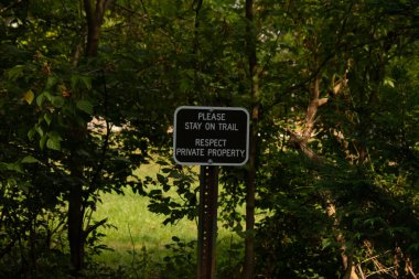 Senin için bir orman işareti.