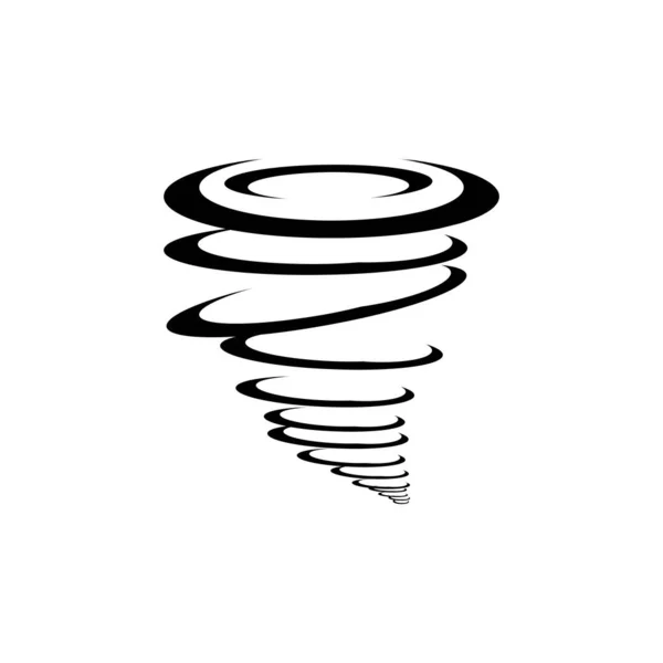 Pictograma Tornado Vector Ilustrare Simbol Design — Vector de stoc